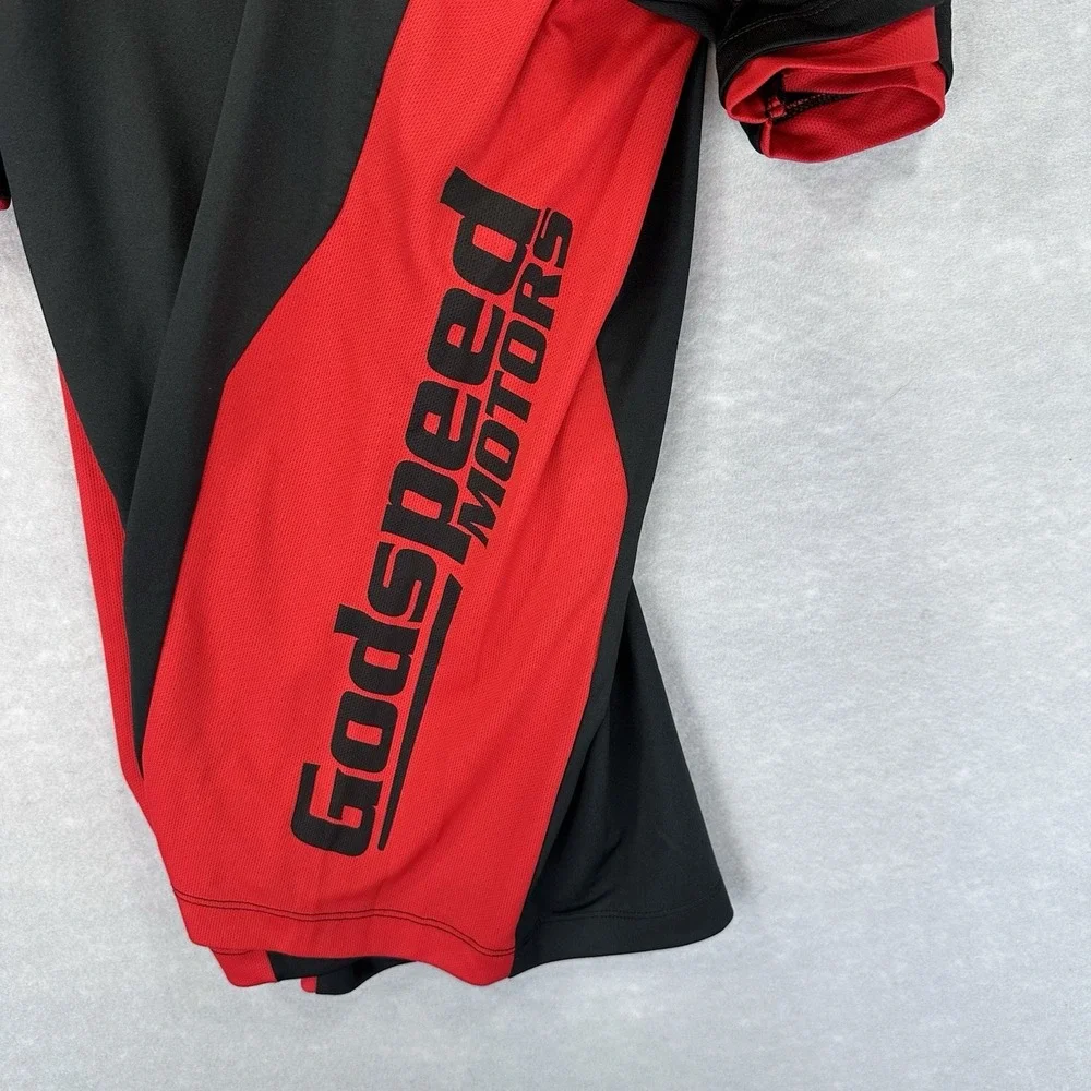 Godspeed Motors Bosch Rowe Delphi Racing Race Charlotte NC Paragon Polo Shirt‎ M